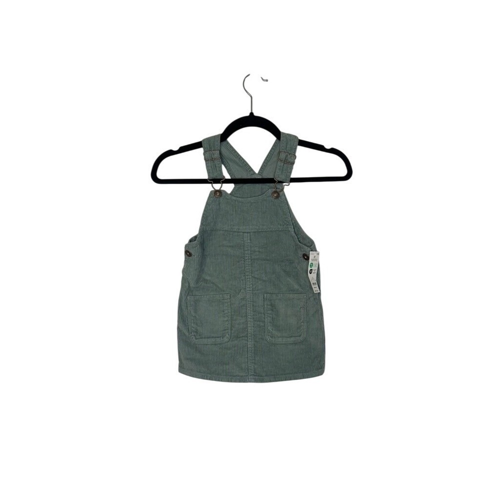 OshKosh Bgosh Corduroy Overall Dress - Kids Size 3T - Sage Green
